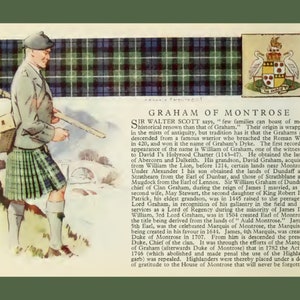 Clan Graham of Montrose Vintage Poster image 3