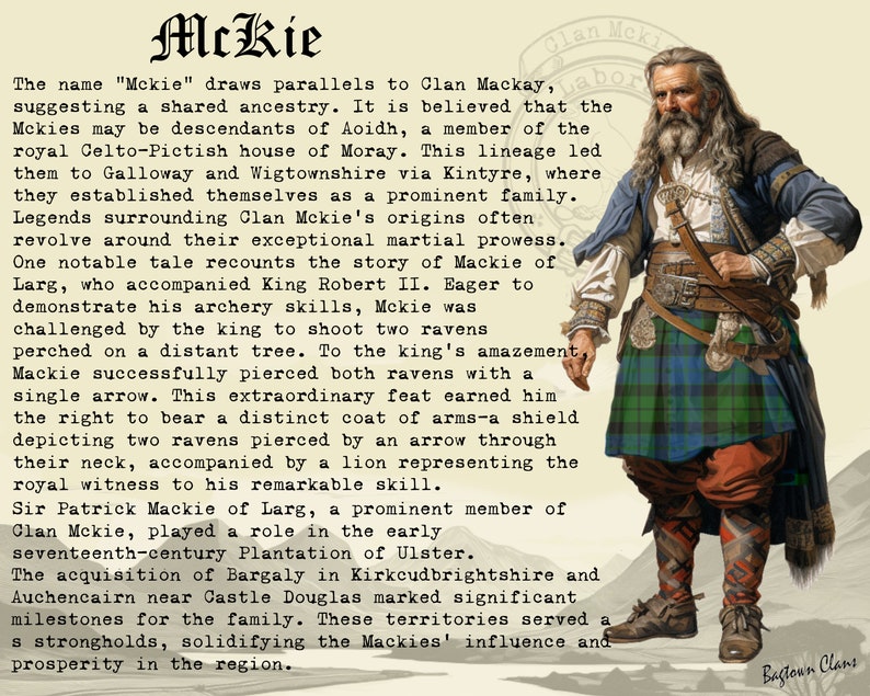 Clan McKie Vintage Poster image 4