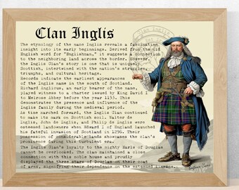 Histoire écossaise du clan Inglis Poster