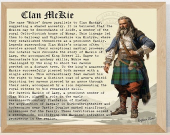 Clan McKie Vintage Poster