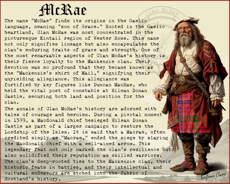McRae Scottish History Poster image 5