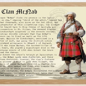 Clan McNab Scottish History Poster