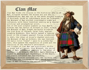 Mar Scottish History Poster
