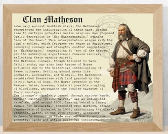 Matheson Scottish History Poster