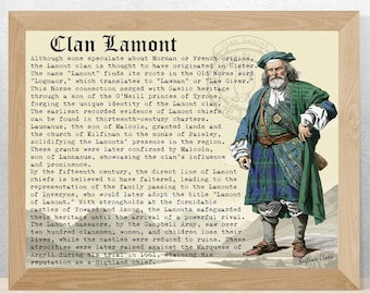 Clan Lamont Schottisches Geschichtsposter