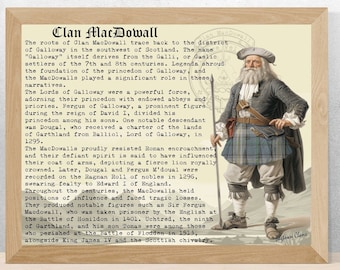 Historia del clan escocés MacDowall Póster