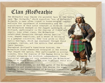 Historia escocesa de McGeachie Póster