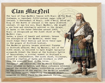 MacNeil Scottish History Poster