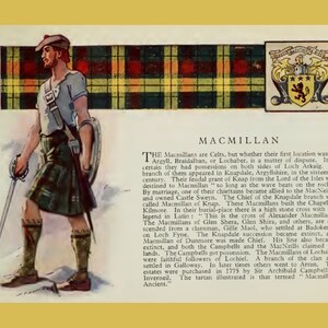 Clan MacMillan Vintage Poster image 3