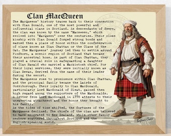 MacQueen Schotse geschiedenisposter