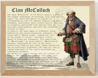 McCulloch Scottish History Poster