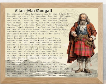 Historia del clan escocés MacDougall Póster