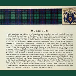 Clan Morrison Vintage Poster image 3