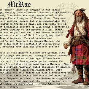 McRae Scottish History Poster image 4