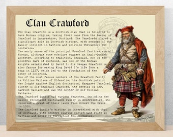 Historia escocesa del clan Crawford Póster