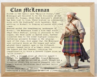 Clan McLennan Vintage Poster