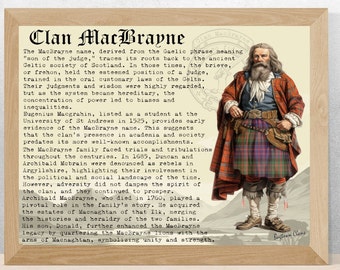 Clan MacBrayne Schottische Geschichte Poster