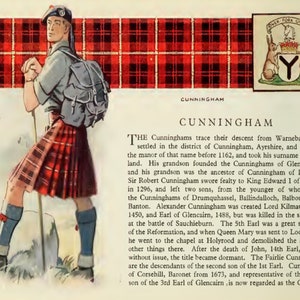 Clan Cunningham Vintage Poster image 2