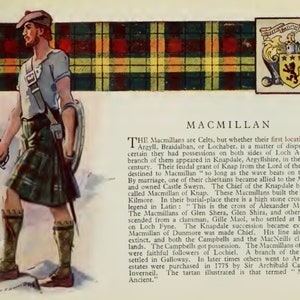 Clan MacMillan Vintage Poster image 2