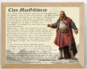 Poster Histoire du clan écossais MacGillivray