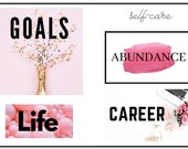 Vision Board Quote Cards 35 3x3 Printable Affirmations Instant