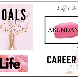 Vision Board Words, Quotes and Phrases (29)| Printable Affirmations | Instant Download | Law of Attraction Quotes | Manifesting