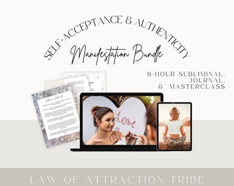 Manifest Confidence and Self-Love | Self Acceptance and  Worthiness | 8-Hour Subliminal & Subliminal Masterclass | Guided Journal