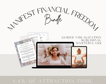 Manifest Financial Freedom Bundle - Includes a Subliminal Masterclass, Guided Visualization & Subliminal Audio Meditation to Manifest Money