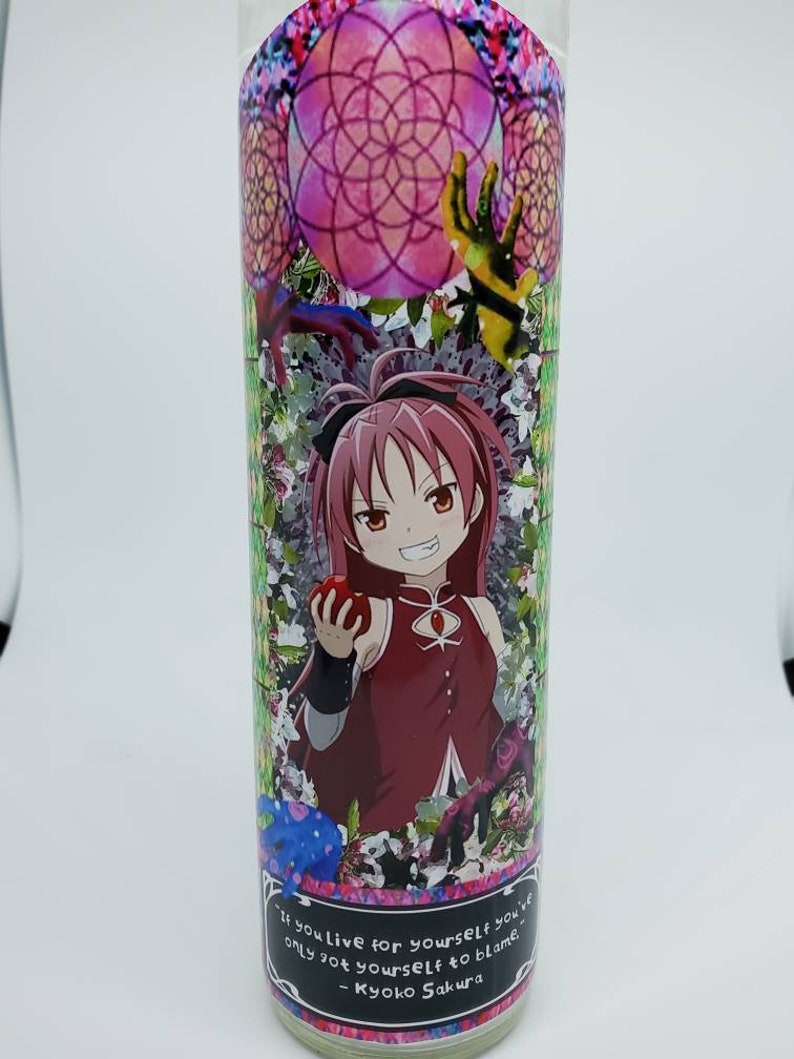 Puella Magi Madoka Magica// Prayer Candles// Kyubey// Madoka Kaname// Homura Akemi// Sayaka Miki// Mami Tomoe// Kyoko Sakura// Fandles image 7