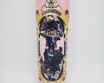 Alien// Queen// Sci-fi// Science Fiction// Horror// Pastel Goth// Decor// Xenomorph// Fandom Devotion// Saint Candles