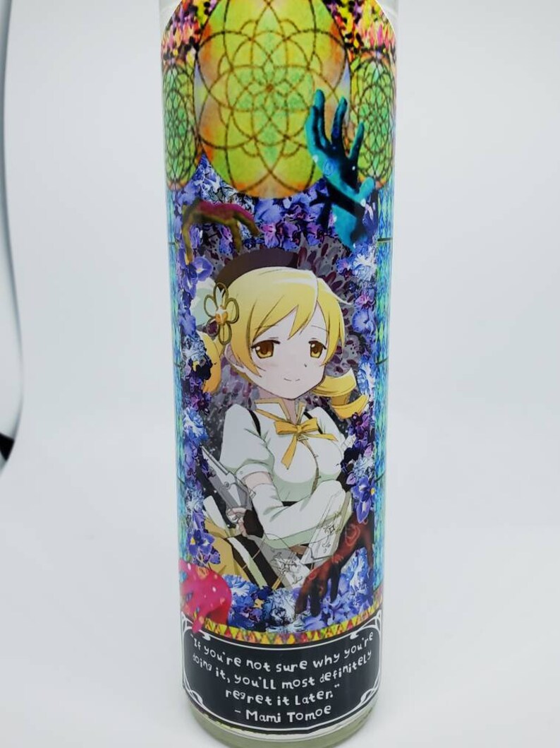 Puella Magi Madoka Magica// Prayer Candles// Kyubey// Madoka Kaname// Homura Akemi// Sayaka Miki// Mami Tomoe// Kyoko Sakura// Fandles image 5