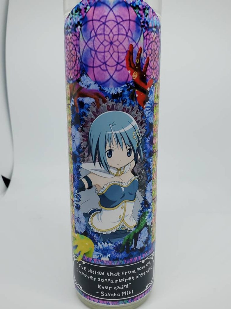 Puella Magi Madoka Magica// Prayer Candles// Kyubey// Madoka Kaname// Homura Akemi// Sayaka Miki// Mami Tomoe// Kyoko Sakura// Fandles image 6