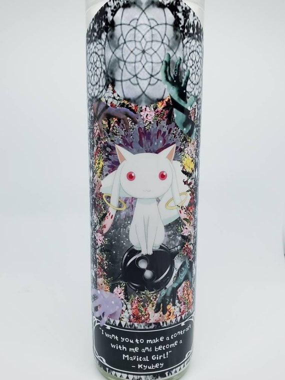Puella Magi Madoka Magica// Prayer Candles// Kyubey// Madoka