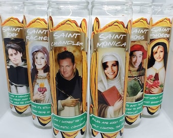Friends// Rachel Green// Ross Geller// Monica Geller// Chandler Bing// Phoebe Buffay// Joey Tribbiani// Fandles// Fandom Devotion// Candles
