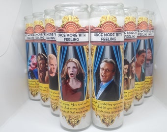 Buffy Inspired// Vampire Slayer// Once More With Feeling// Musical// BTVS// Fandom Saint Candle