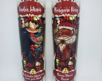 Vader Johan// Mongoose King// Can Hear Your Blood// Danse// Big Mouth Inspired// Christmas// Funny Fandom Candle