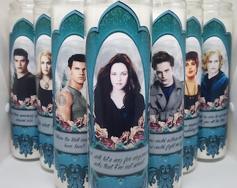 Twilight// Bella Swan// Edward Cullen// Jacob Black// Alice// Jasper Hale// Rosalie// Emmett// Titsoak// Bwthhybl// Fandom Candle