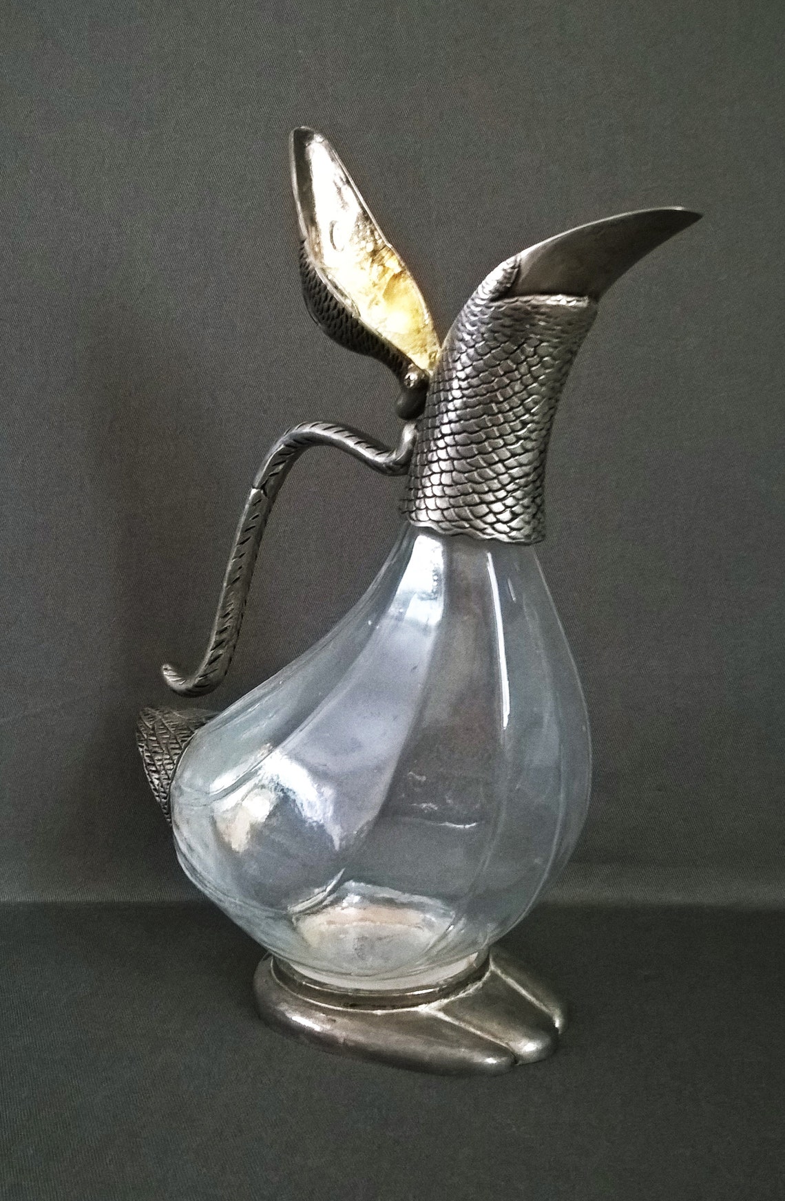 Art Deco Style, Wine Carafe, Decorative Carafe, Glass Carafe, Germany ...