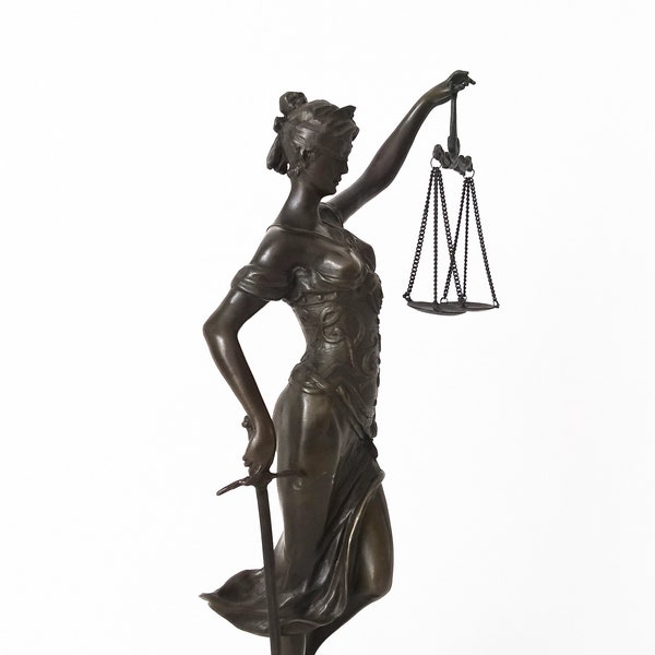 Lady Justice Bronze Sculpture Etsy