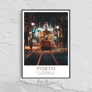 porto in portugal, oporto, porto poster, portuguese prints, porto portugal, photo wall decor, travel wall art, ribeira porto, print portugal
