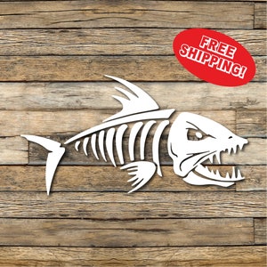 Fish Skeleton Decal -  Canada