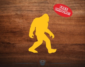 Bigfoot Decal, Sasquatch Decal - Multiple Colors and Sizes - Car Decal, Bigfoot Vinyl Decal, Bigfoot Sticker, Truck Decal