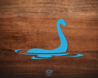 Loch Ness Monster Vinyl Decal - Choose Your Color and Size