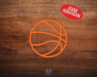 Basketball Decal | Vinyl Transfer Decal | DIY Decal | Car Decal | Bottle Decal
