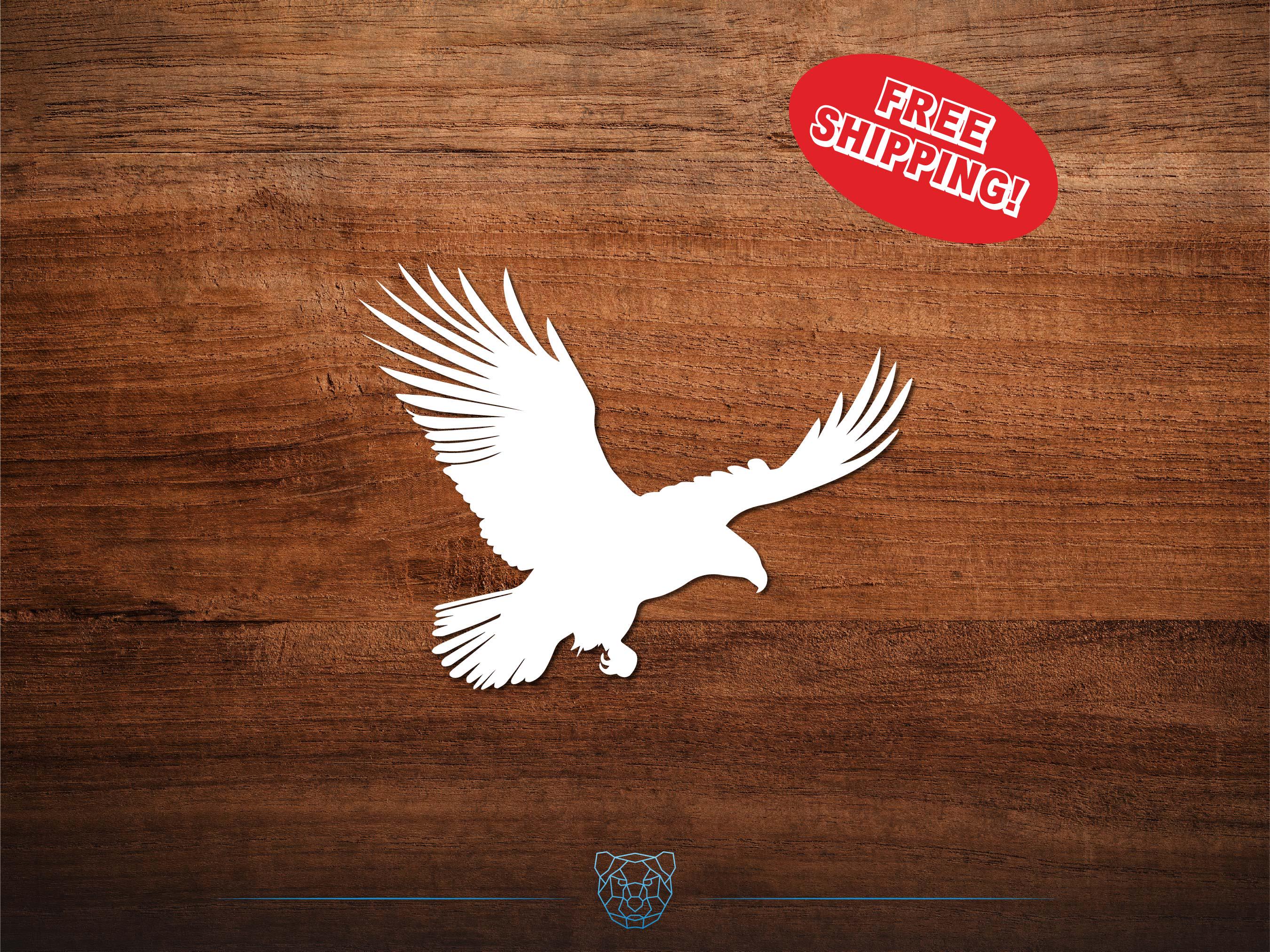 Eagle Vinyl Decal - Choose Your Color and Size - Etsy