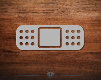 Bandage v2 Vinyl Decal - Choose Your Color and Size