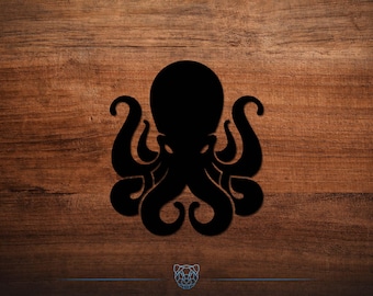 Octopus Vinyl Decal - Choose Your Color and Size