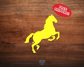 Stallion Vinyl Decal, Horse Decal - Multiple Colors and Sizes Available