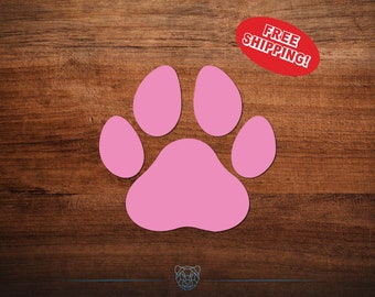 Cat Paw Decal - Multiple Colors and Sizes - Paw Decal, Vinyl Decal, Window Sticker, Tumblr Sticker, Animal Sticker, Car Decal