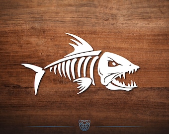Bonefish Decal - Multiple Colors and Sizes - Car Decal, Fishing Decal, Truck Decal, Bone Fish Sticker, Bonefish Vinyl Decal